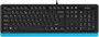 Клавиатура + мышь A4Tech Fstyler F1010 Black/Blue 234265
