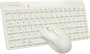 Клавиатура + мышь A4Tech Fstyler FG2200 Air2 Beige 234266