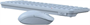 Клавиатура + мышь A4Tech Fstyler FG3200 Air2 Blue 234272