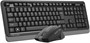 Клавиатура + мышь A4Tech Fstyler FG1035 Black/Grey 234281