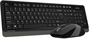 Клавиатура + мышь A4Tech Fstyler FG1010S Black/Grey 234282