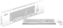 Клавиатура + мышь MSI Forge K210 Wireless Combo White 234347