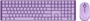 Клавиатура + мышь Oklick S315W Purple 234359