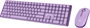 Клавиатура + мышь Oklick S315W Purple 234359