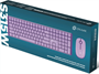 Клавиатура + мышь Oklick S315W Purple 234359