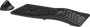 Клавиатура + мышь Rapoo 8810ME Dark Grey 234387