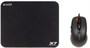 Мышь + коврик A4Tech X-7120 Black 235707