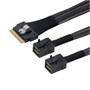 Кабель LR-LINK (Linkreal)  LRSF5443(8i)-SAS4.0-1M 238189