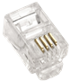 Проходной адаптер ExeGate CP45-C5 RJ45-RJ45, 100 шт. 242862