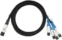 Кабель QSFP28 LR-LINK (Linkreal) LRDAC-QSFP28-4SFP28-5M 244058
