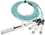 Кабель QSFP+ NIKOMAX GL-CC-QSFP4ST-150-AOC, 15м 244105