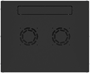 Шкаф NTSS NTSS-WL6U5545GS-BL 245834