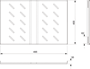 Полка для шкафа/стойки Cabeus SH-J018-FC-600m-100KG-BK 246611