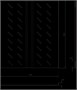 Полка для шкафа/стойки Cabeus SH-J018-FC-1000-100KG-BK 246652